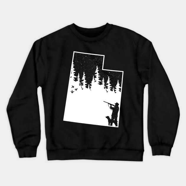 Utah Hunting Duck Gifts Crewneck Sweatshirt by Tesszero